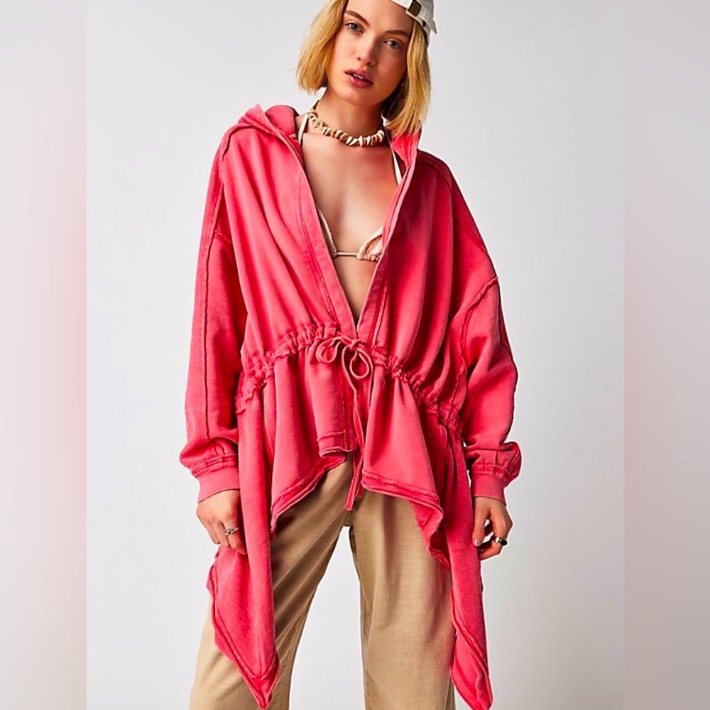 Free People We The Free Emilia Cardigan Hoodie Size M